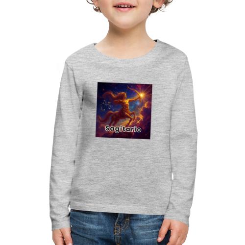 Sagittarius zodiac designs, constellations, univer - Kids' Premium Long Sleeve T-Shirt