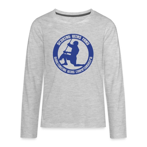 Goaltending Wins Championships (lacrosse) - Kids' Premium Long Sleeve T-Shirt