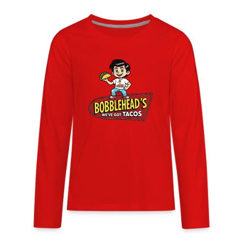 Bobblehead's®: We've Got Tacos™ with Mascot - Kids' Premium Long Sleeve T-Shirt