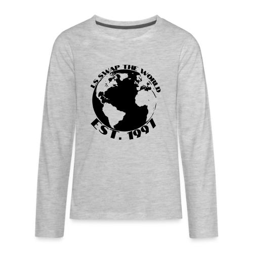 LS SWAP THE WORLD Est. 1997 - Kids' Premium Long Sleeve T-Shirt
