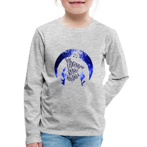 The Legend Renee Rondolia, Blue - Kids' Premium Long Sleeve T-Shirt