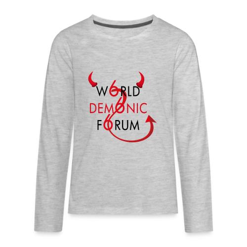 WORLD DEMONIC FORUM - Kids' Premium Long Sleeve T-Shirt
