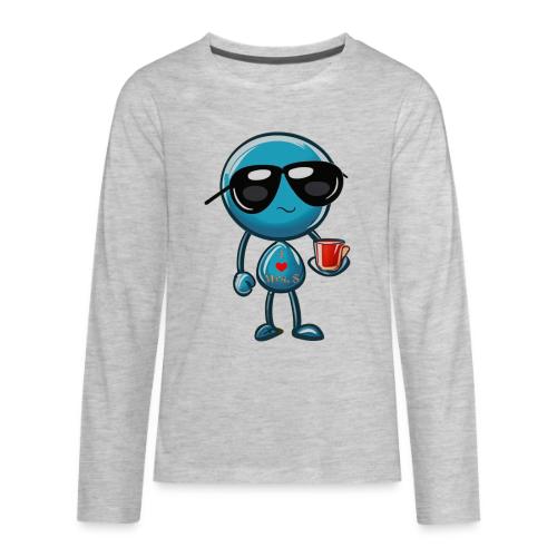Smoon City 3_I heart Mrs S - Kids' Premium Long Sleeve T-Shirt