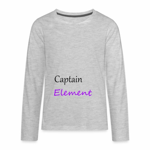 Captain Element Logo 2 - Kids' Premium Long Sleeve T-Shirt