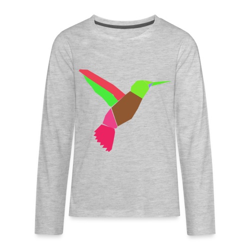 Bird art work - Kids' Premium Long Sleeve T-Shirt