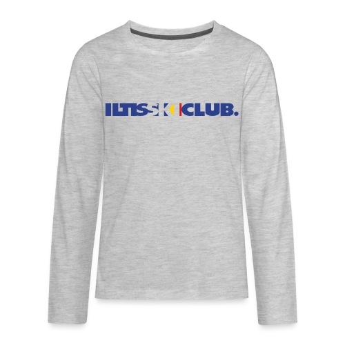 Iltis Ski Club text - Kids' Premium Long Sleeve T-Shirt