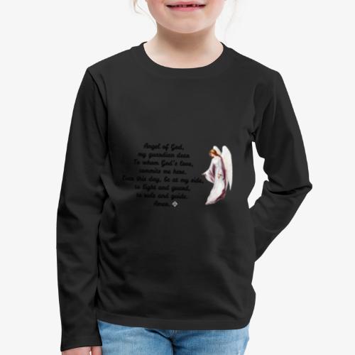 Guardian Angel prayer - Kids' Premium Long Sleeve T-Shirt