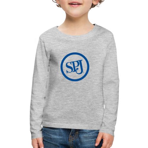 SPJ Blue Logo - Kids' Premium Long Sleeve T-Shirt