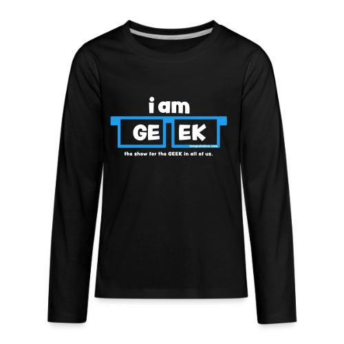 iamGEEK LOGO - Kids' Premium Long Sleeve T-Shirt