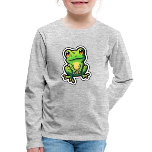 Cute Frog - Kids' Premium Long Sleeve T-Shirt