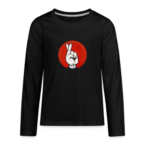 The Fakist Logo - Kids' Premium Long Sleeve T-Shirt