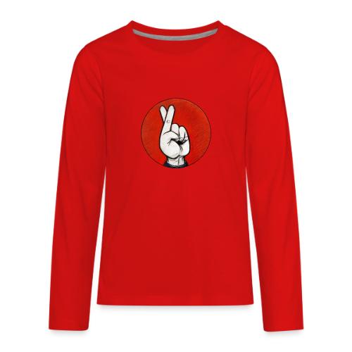 The Fakist Logo - Kids' Premium Long Sleeve T-Shirt