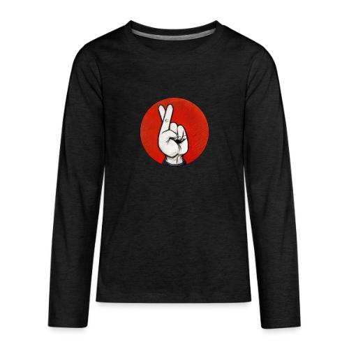 The Fakist Logo - Kids' Premium Long Sleeve T-Shirt