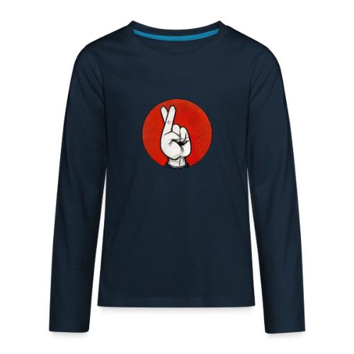 The Fakist Logo - Kids' Premium Long Sleeve T-Shirt