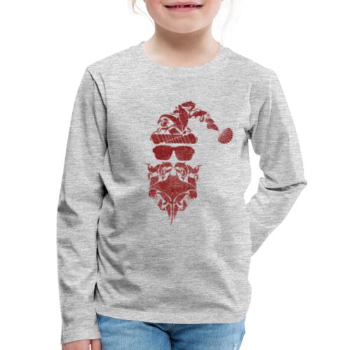 Red Coastal Inspired Santa Claus - Kids' Premium Long Sleeve T-Shirt