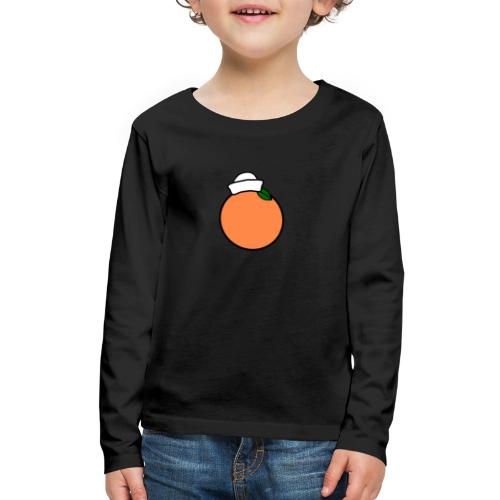 Naval Orange - Kids' Premium Long Sleeve T-Shirt