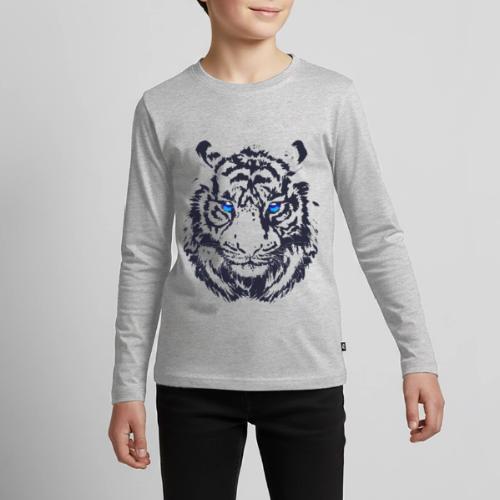 Tiger Head - Tiger Artwork - Wildlife Big Cats - Kids' Premium Long Sleeve T-Shirt