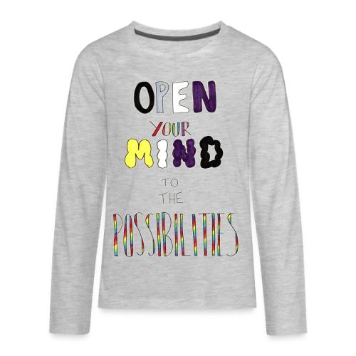 Open Your Mind to the Possibilities - Kids' Premium Long Sleeve T-Shirt