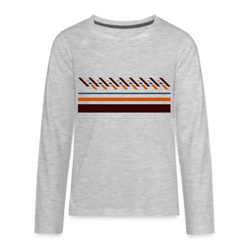 Cute, colorful striped designs for the seasons - Kids' Premium Long Sleeve T-Shirt