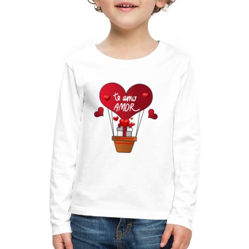 Fashion Valentine's Day Hearts, Gifts February 14 - Kids' Premium Long Sleeve T-Shirt