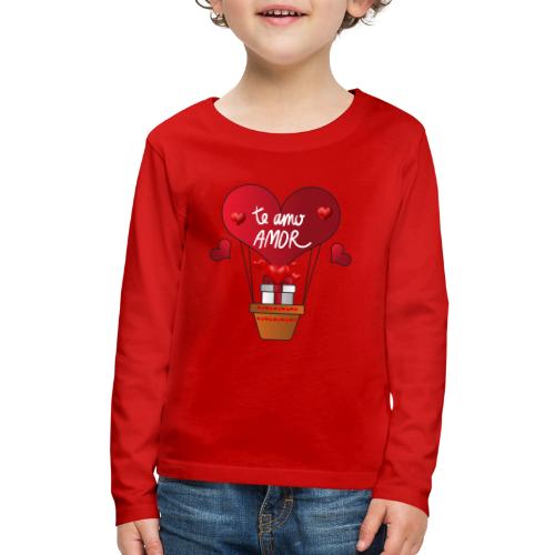 Fashion Valentine's Day Hearts, Gifts February 14 - Kids' Premium Long Sleeve T-Shirt