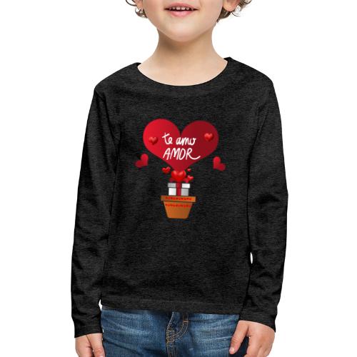Fashion Valentine's Day Hearts, Gifts February 14 - Kids' Premium Long Sleeve T-Shirt