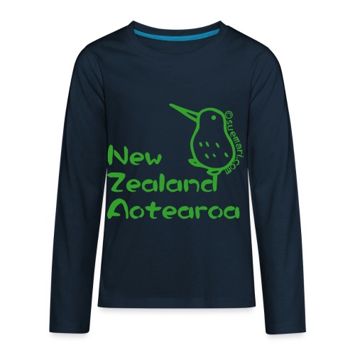 New Zealand Aotearoa - Kids' Premium Long Sleeve T-Shirt