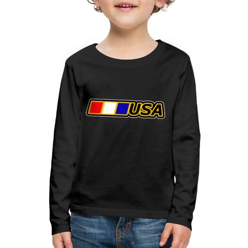 USA - Kids' Premium Long Sleeve T-Shirt
