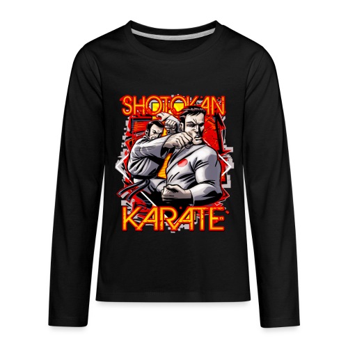 Shotokan Karate shirt - Kids' Premium Long Sleeve T-Shirt