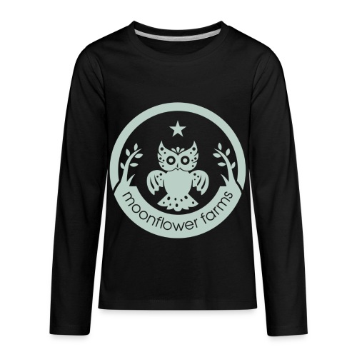 Moonflower Logo - Kids' Premium Long Sleeve T-Shirt