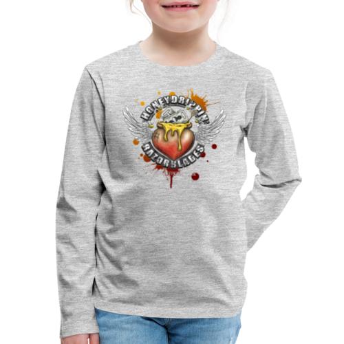 Honeydripping razorblades - Kids' Premium Long Sleeve T-Shirt