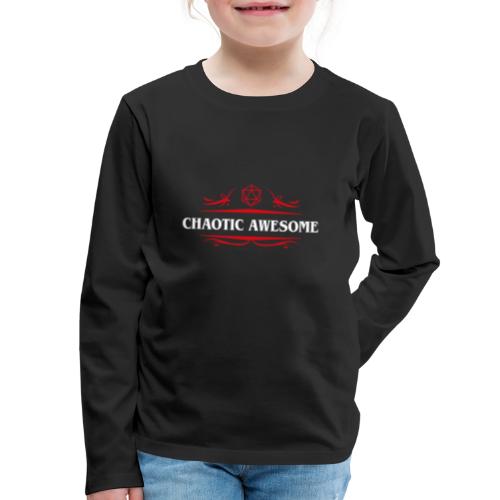 Chaotic Awesome Alignment - Kids' Premium Long Sleeve T-Shirt