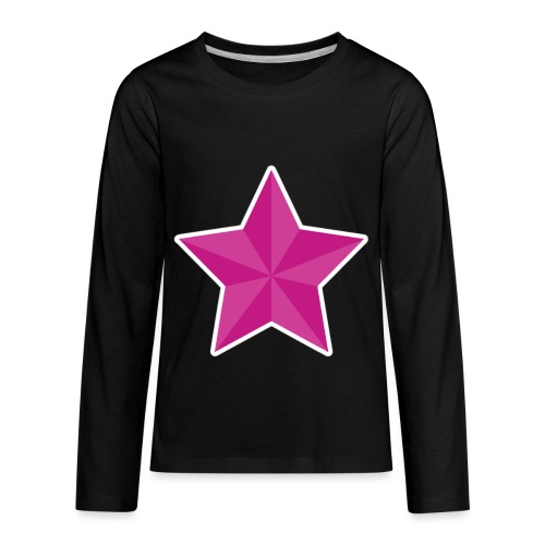 Video Star Icon - Kids' Premium Long Sleeve T-Shirt