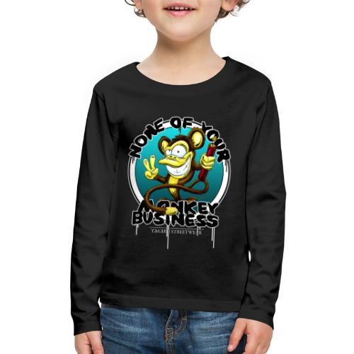no monkey busin - Kids' Premium Long Sleeve T-Shirt