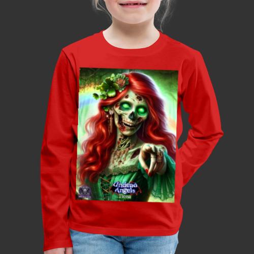 Fiona Undead Angel Leprechaun Queen #DFZ-001C - Kids' Premium Long Sleeve T-Shirt
