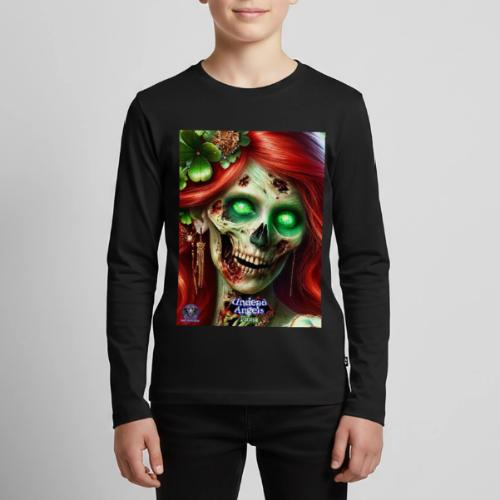 Fiona Undead Angel Leprechaun Queen #DFZ-001B - Kids' Premium Long Sleeve T-Shirt