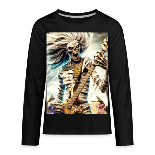 Monster Mosh 2024 Tour Ahy Bass Guitar #D-003C - Kids' Premium Long Sleeve T-Shirt