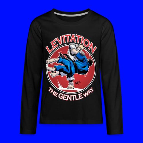 Judo Shirt - Levitation for dark shirt - Kids' Premium Long Sleeve T-Shirt