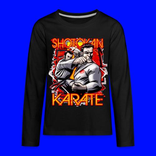 Shotokan Karate shirt - Kids' Premium Long Sleeve T-Shirt