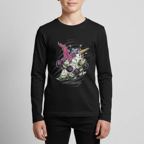 train like a unicorn - Kids' Premium Long Sleeve T-Shirt