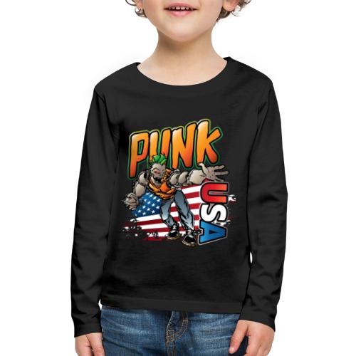 Punk Rock USA - Kids' Premium Long Sleeve T-Shirt