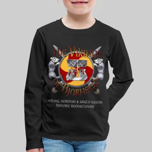 Vikings of Bjornstad Logo - Kids' Premium Long Sleeve T-Shirt