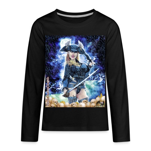 Undead Angel Vampire Pirate Rusila F006-NS - Kids' Premium Long Sleeve T-Shirt