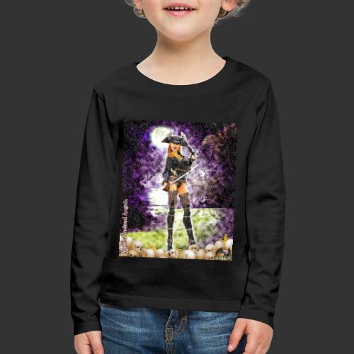 Undead Angel Vampire Pirate Rusila F005B-PH - Kids' Premium Long Sleeve T-Shirt