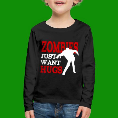 Zombie Hugs - Kids' Premium Long Sleeve T-Shirt