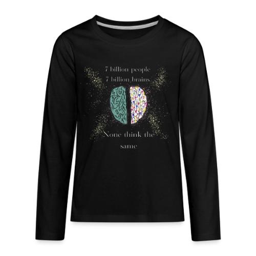 People brains - Kids' Premium Long Sleeve T-Shirt