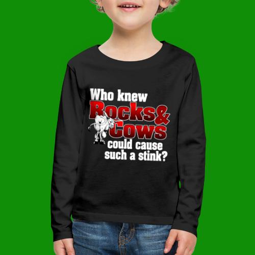 Who Knew? Rocks and Cows - Kids' Premium Long Sleeve T-Shirt