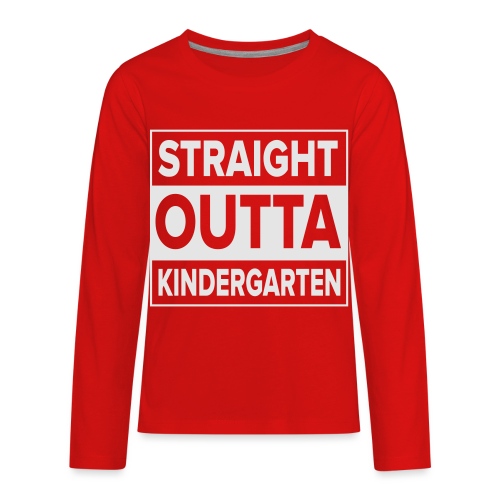 Kreative In Kinder Straight Outta - Kids' Premium Long Sleeve T-Shirt