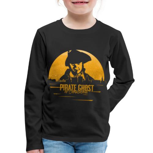 Pirate Ghost Charleston, Orange - Kids' Premium Long Sleeve T-Shirt