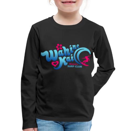 Wahine Kai LOGO international blue - Kids' Premium Long Sleeve T-Shirt